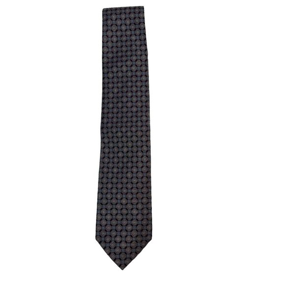 Brooks Brothers Other - 346 Brooks Brothers Pure 100% Silk Neck Tie Made in USA Blue Maroon Medallion OS